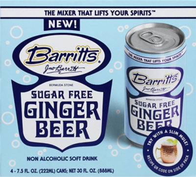 Barritts Ginger Beer Sugar Free 4-7.5fz - 4-7.5 FZ - Image 6