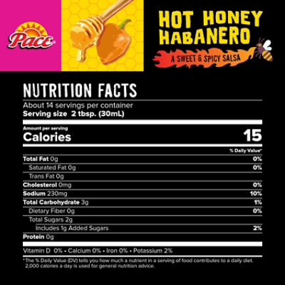 Pace Hot Honey Habanero Sweet And Spicy Salsa - 16 Oz - Image 4