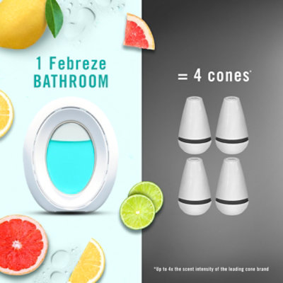 Febreze Small Spaces Bathroom Odor Fighter Air Freshener Citrus Breeze .25 Fl Oz - .25 FZ - Image 6