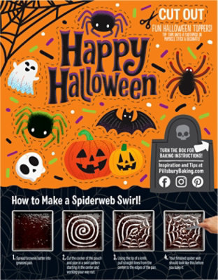 Funfetti Spiderweb Swirl Fudge Brownie Mix - 18.4 Oz - Image 5