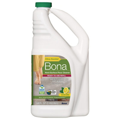 Bona Hard Surface Floor Cleaner Refill Lemon Mint - 64 Fl. Oz. - Image 1