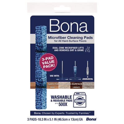 Bona Microfiber Cleaning Pad - 3 Count - Image 1