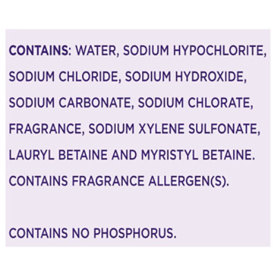 Clorox Scentiva 3 In 1 Liquid Bleach, Lavender & Jasmine - 81 Fl. Oz. - 81 FZ - Image 3