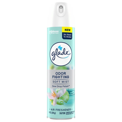 Glade Soft Mist Odor Fighting Spray, Dewdrop Petals - 8 Oz. - 8 OZ - Image 2