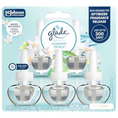Glade Plugins Scented Oil Dewdrop Petals Refills - 5-.67 Fl. Oz. - Image 1
