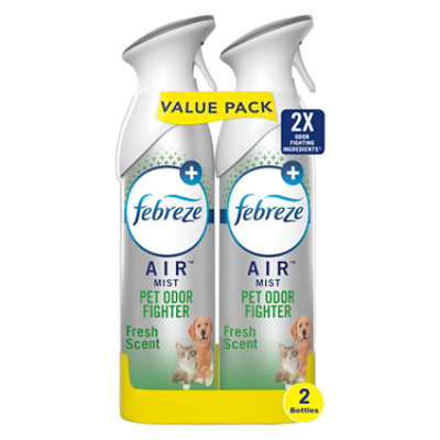 Febreze Air Mist Air Freshener Pet Odor Fighter Fresh Scent - 2-8.8 Oz. - 2-8.8OZ - Image 1