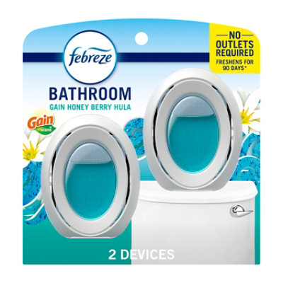 Febreze Gain Honey Berry Hula Small Spaces Bathroom Air Freshener - 2-0.25 Fl. Oz. - Image 1