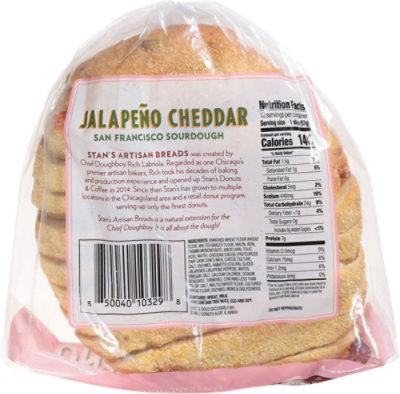 Stan's Artisan San Francisco Style Jalapeno Cheddar Sourdough Bread - 20 Oz - Image 5