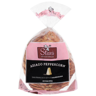 Stan's Artisan San Francisco Style Asiago Peppercorn Sourdough Bread - 20 Oz - Image 1