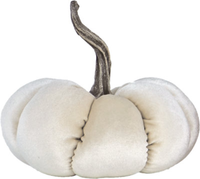 Overjoyed Boutique Velvet Pumpkin Medium Cream - Each - Image 1