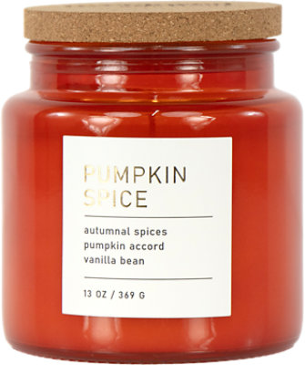 Overjoyed Boutique Apothecary Pumpkin Spice Candle Small Orange - Each - Image 1