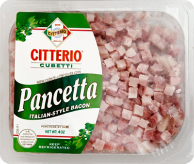 Citterio Pancetta Cubetti - 4 Oz - Image 2