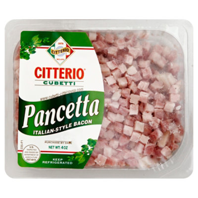 Citterio Pancetta Cubetti - 4 Oz - Image 1