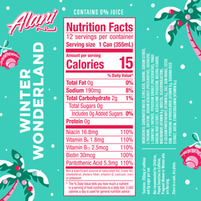 Alani Nu Winter Wonderland Energy Drink- 12 Fl. Oz. - Image 4