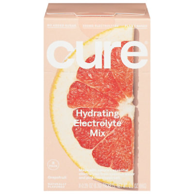 Cure Hydration Hydrating Grapefruit Drink Mix 8 Count - 8-.29 Oz - Image 1