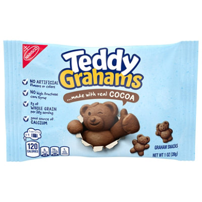 Teddy Grahams Chocolate Flavor Graham Snack - 1 Oz - Image 2