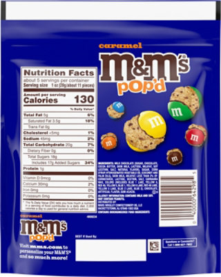 M&m's Pop Caramel Stand Up Pouch 5.5 Ounces Per Bag - 5.5 OZ - Image 6