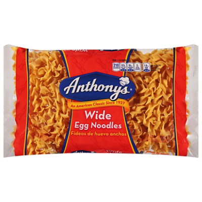 Anthony's Wide Egg Noodles - 12 Oz - Image 1