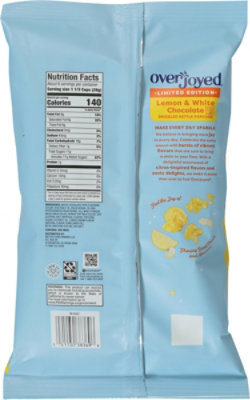 Overjoyed Lemon White Chocolate Drizzled Popcorn - 6 Oz - Image 5