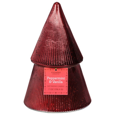 Paddywax Peppermint Vanlla Tree Candle - 7 Oz - Image 1