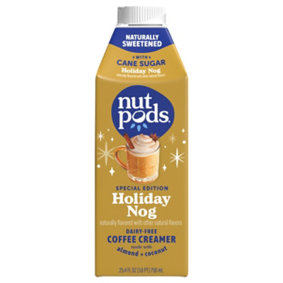 nutpods Holiday Nog made with Almonds and Coconuts Dairy Free Coffee Creamer - 25.4 Fl. Oz. - Image 1