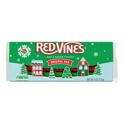 Redvine Red And Green Twists - 4 OZ - Image 1