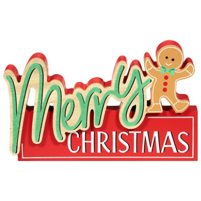 Signature Select 9.5 Inch Holiday Gingerbread Decor - Each - Image 1