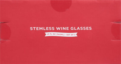 Home Essentials & Beyond Stemless Gem Wine Glasses - 2 Count - Image 3