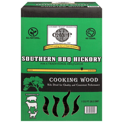 Gourmet Wood Southern Bbq Hickory Cooking Wood 1 Cu Ft Box - 1 CF - Image 2