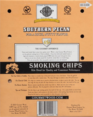 Southern Pecan Smoking Chips - 180 Cu. In. - Image 3