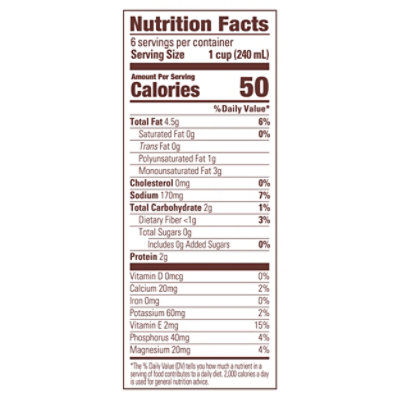 Blue Diamond Almond Breeze Unsweetened Original Almond Milk - 48 Fl. Oz. - Image 3