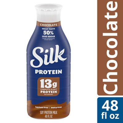 Silk High Protein Soy Chocolate Milk Pack - 48 Fl. Oz.