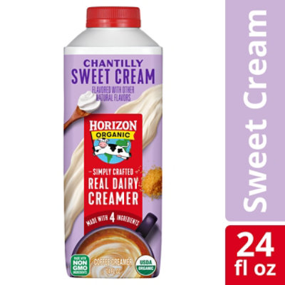Horizon Organic Chantilly Sweet Cream Coffee Creamer Bottle - 24 Fl. Oz. - Image 1