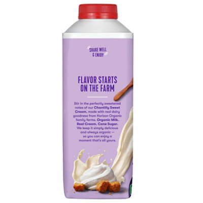 Horizon Organic Chantilly Sweet Cream Coffee Creamer Bottle - 24 Fl. Oz. - Image 2