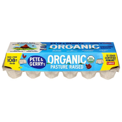 Pete & Gerry's Organic Pasture Raised Large Eggs 12ct - 12 CT - Image 2