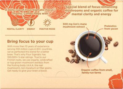 Four Sigmatic Coffee Half Caf Pods - 10 Count - Image 5