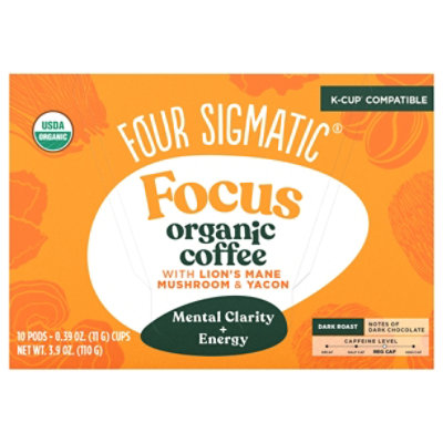 Four Sigmatic Coffee Focus Pods - 10 Count - Image 2