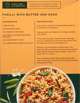 Bionaturae Fusilli Sourdough Pasta - 12 Oz - Image 5