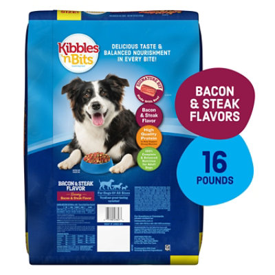 Kibbles N Bits Bacon & Steak Dog Food - 16 LB - Image 3