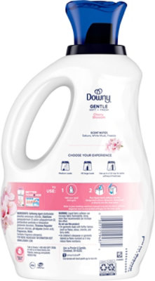 Downy Gentle Soft & Fresh Liquid Fabric Softener, Cherry Blossom - 56 Fl. Oz. - Image 4