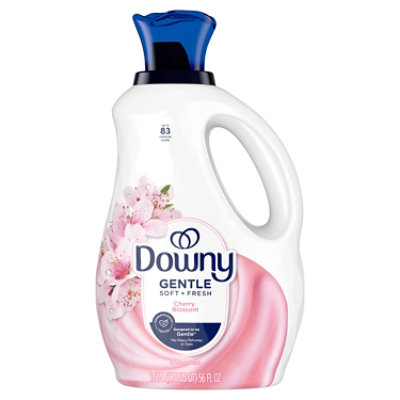 Downy Gentle Soft & Fresh Liquid Fabric Softener, Cherry Blossom - 56 Fl. Oz. - Image 1