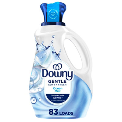 Downy Gentle Soft & Fresh Liquid Fabric Softener Ocean Mist - 56 Fl. Oz.