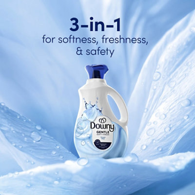 Downy Gentle Soft & Fresh Liquid Fabric Softener Ocean Mist - 56 Fl. Oz. - Image 2