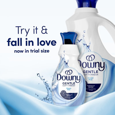 Downy Gentle Soft & Fresh Liquid Fabric Softener Ocean Mist - 56 Fl. Oz. - Image 6