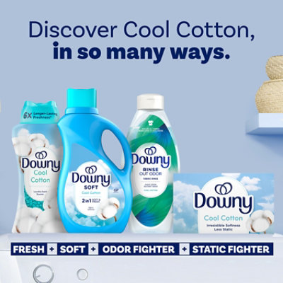 Downy Soft Cool Cotton Liquid Fabric Conditioner - 88 Fl. Oz. - Image 8