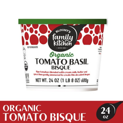 Blount's Family Kitchen Organic Tomato Basil Bisque Cup - 24 Oz - Image 1