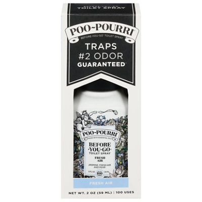 Poo-pourri Before-you-go Toilet Spray, Jasmine, Fresh Air And Mint - 2 Fl. Oz. - 2 FZ - Image 1