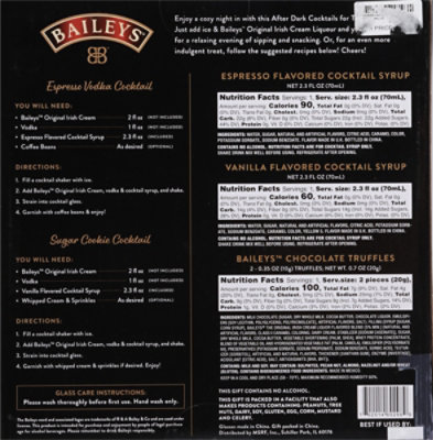 MSRF Baileys Cockitails Gift Set - Each - Image 5