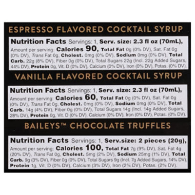 MSRF Baileys Cockitails Gift Set - Each - Image 3