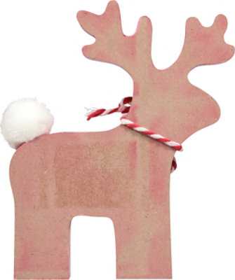 Signature Select 6.5 Inch Chunky Wood Reindeer - Each - Image 3